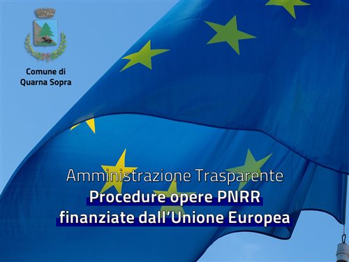 Amministrazione Trasparente - Procedure opere PNRR