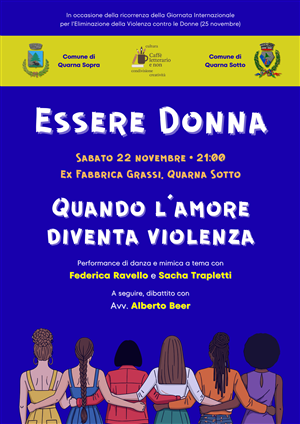 Essere Donna 2025 - Quando l'amore diventa violenza
